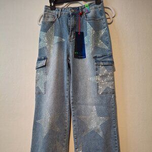 Vibrant stars jeans size 3